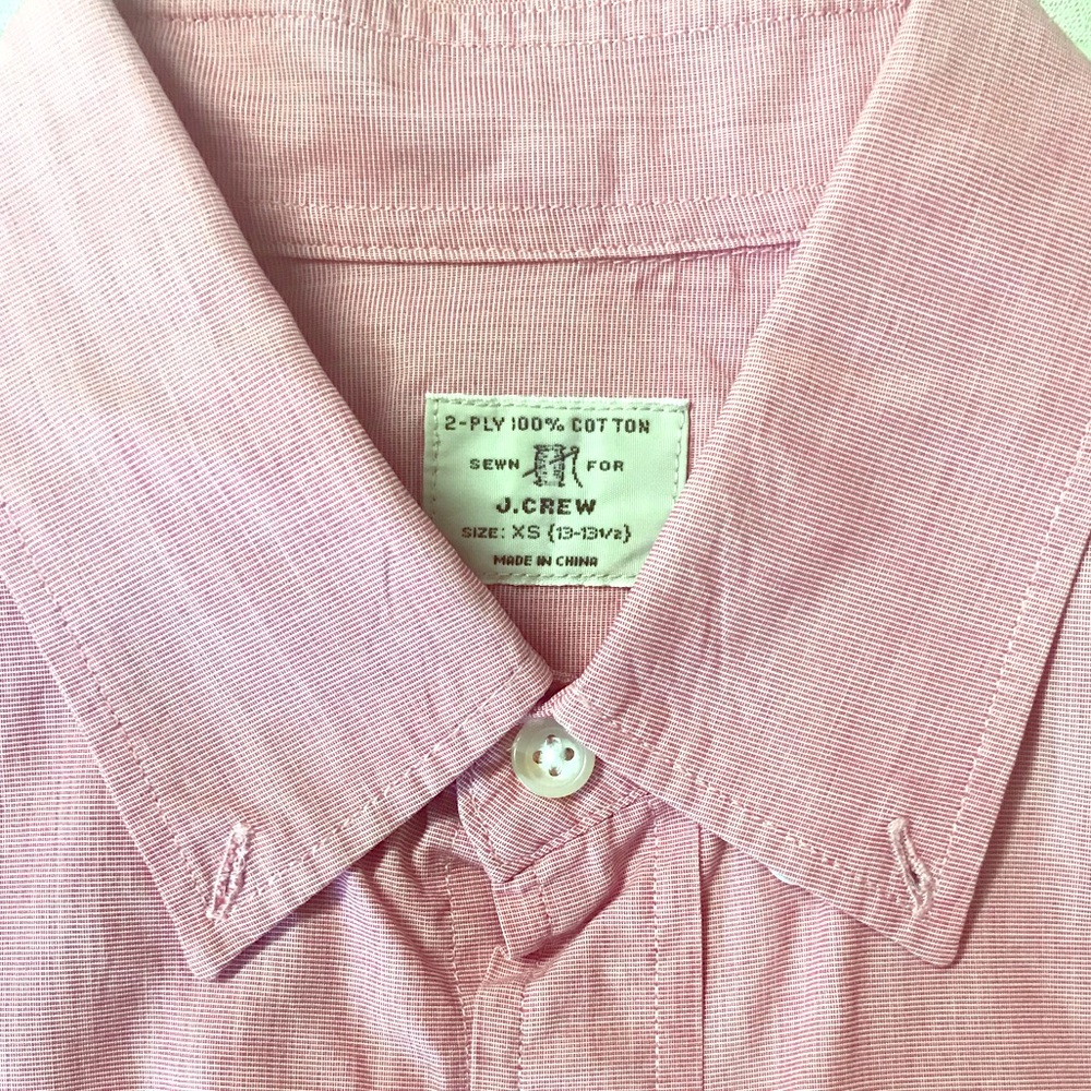 J. CREW Men XS Cotton Shirt